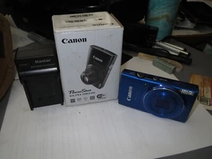 canon powershot elph 150 IS 14.1 MP Digital Camera TESTED With charger - Picture 1 of 6