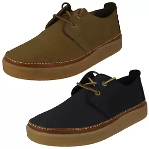 Herren Clarks Freizeit Kreppsohle Schnürschuhe Clarkwood niedrig - Bild 1 von 19