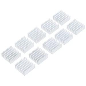 10pcs 14*14*6mm Aluminum heatsink electronic chip radiator coole&GO - Afbeelding 1 van 8