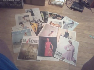 65 verschiedene 1960er Jahre N.Y. Times Magazin voll {Alter Damenmode Anzeigen sehr guter Zustand + - Bild 1 von 3