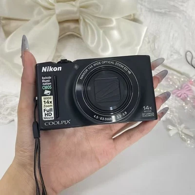 Компактная цифровая камера Nikon COOLPIX S8200 16,1 Мп 14-кратный оптический зум черная - Изображение 1 из 4
