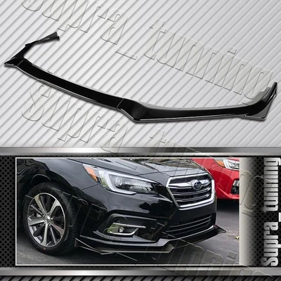 Kit de carrocería de parachoques delantero pintado JDM negro labio para Subaru Legacy STi-Style 2018-2020 Foto 1 de 4