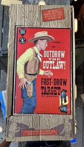 VINTAGE 1959 MATTEL "OUTDRAW THE OUTLAW" FAST-DRAW IN OVP! - Bild 1 von 9
