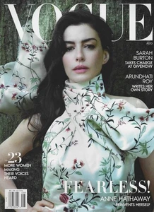 Vogue Magazine Anne Hathaway Fashion Sarah Burton Arundhati Roy Interior Design - Picture 1 of 12