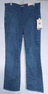 Jeans NYDJ donna L 12-14-16 pull on slim boot decker nuovi con etichette spanspring denim - Foto 1 di 5