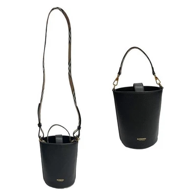 Bolso Bandolera Burberry Pequeño Bucket 80840351 Negro 127469697 Foto 1 de 4