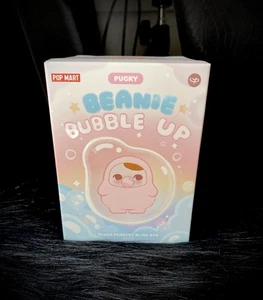 Sealed Pucky Beanie Bubble Up “SLEEPY BUBBLE” Blue Plush Pendant - 🇺🇸 Seller - Bild 1 von 5