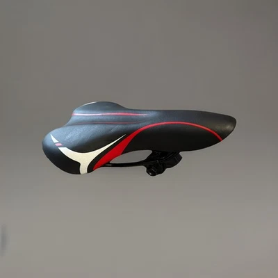 Sillines de bicicleta de montaña VIVI. Negro/Rojo/Blanco. Nuevo sin etiquetas Foto 1 de 4