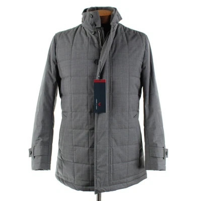 Cardinal of Canada NWD Wool Quilted Jacket w/ Hood Size M (40 US) In Gray - Image 1 of 4