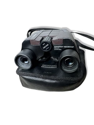 Compact Minolta 6.3 Degrees Folding 10 x 25 Binoculars Made In Japan With case - Image 1 of 4