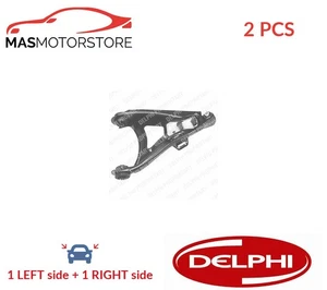 LH RH TRACK CONTROL ARM PAIR FRONT DELPHI TC741 2PCS I NEW OE REPLACEMENT - Picture 1 of 5