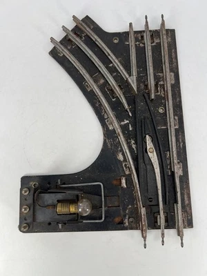 Unbranded O Gauge Switch Left Track Fair Condition - Image 1 of 4