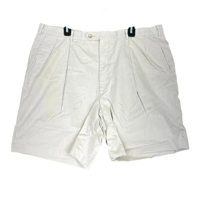 Maus And Hoffman Shorts Mens 40 Pleated Sea Island Cotton Made In USA Classic - Image 1 of 4