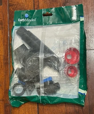 EarthMinded F-RN025 HÁGALO USTED MISMO Desviador de barril de lluvia y kit de piezas (barril no incluido) Foto 1 de 2