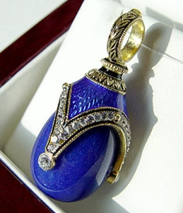 SALE ! BEAUTIFUL PENDANT made of STERLING SILVER 925 with GENUINE LAPIS - Picture 1 of 3