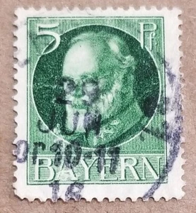 Scott Bavaria 96 1914 5pf Postage Stamp - Picture 1 of 2