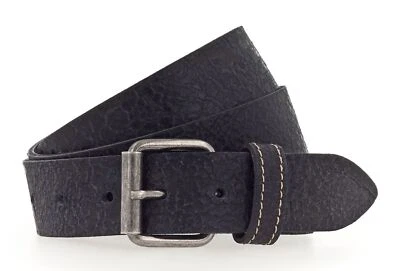 H.I.S cinturón 35mm Leather Belt W95 Black - Imagen 1 de 2