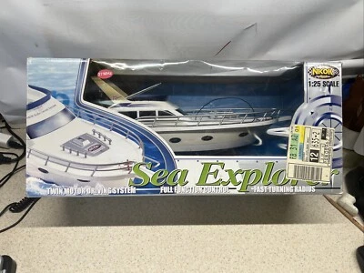 Nkok RC Boat Sea Explorer 1:25 Scale 32500 New-Open Box UNTESTED - Image 1 of 4