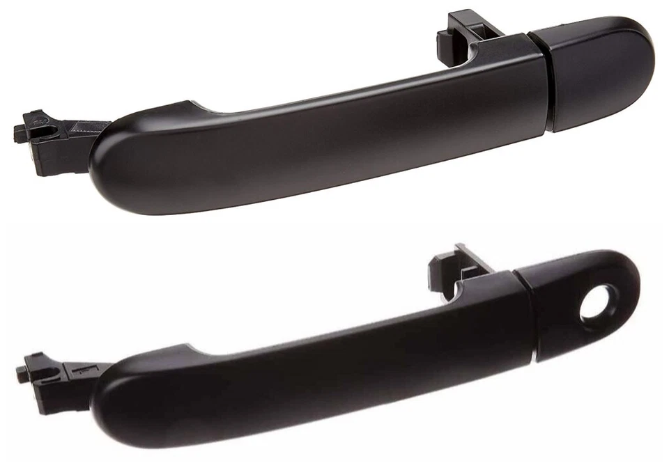 Front Outside Exterior Door Handles Set LH RH Primed Black for 2007-2012 Versa - Image 1 of 4
