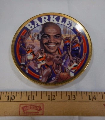 CHARLES BARKLEY PHOENIX SUNS IMPRESSIONS 1992 1993 MINI PLATE MVP TF - Image 1 of 3