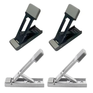 2Pcs Mobile Phone Holder Stand Metal Cellphone Desktop Tablet Bracket Support - Afbeelding 1 van 10