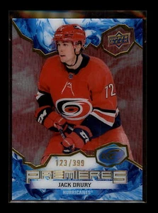 2021-22 Upper Deck Ice #160 Jack Drury RC,SN,399 Carolina Hurricanes - Picture 1 of 2