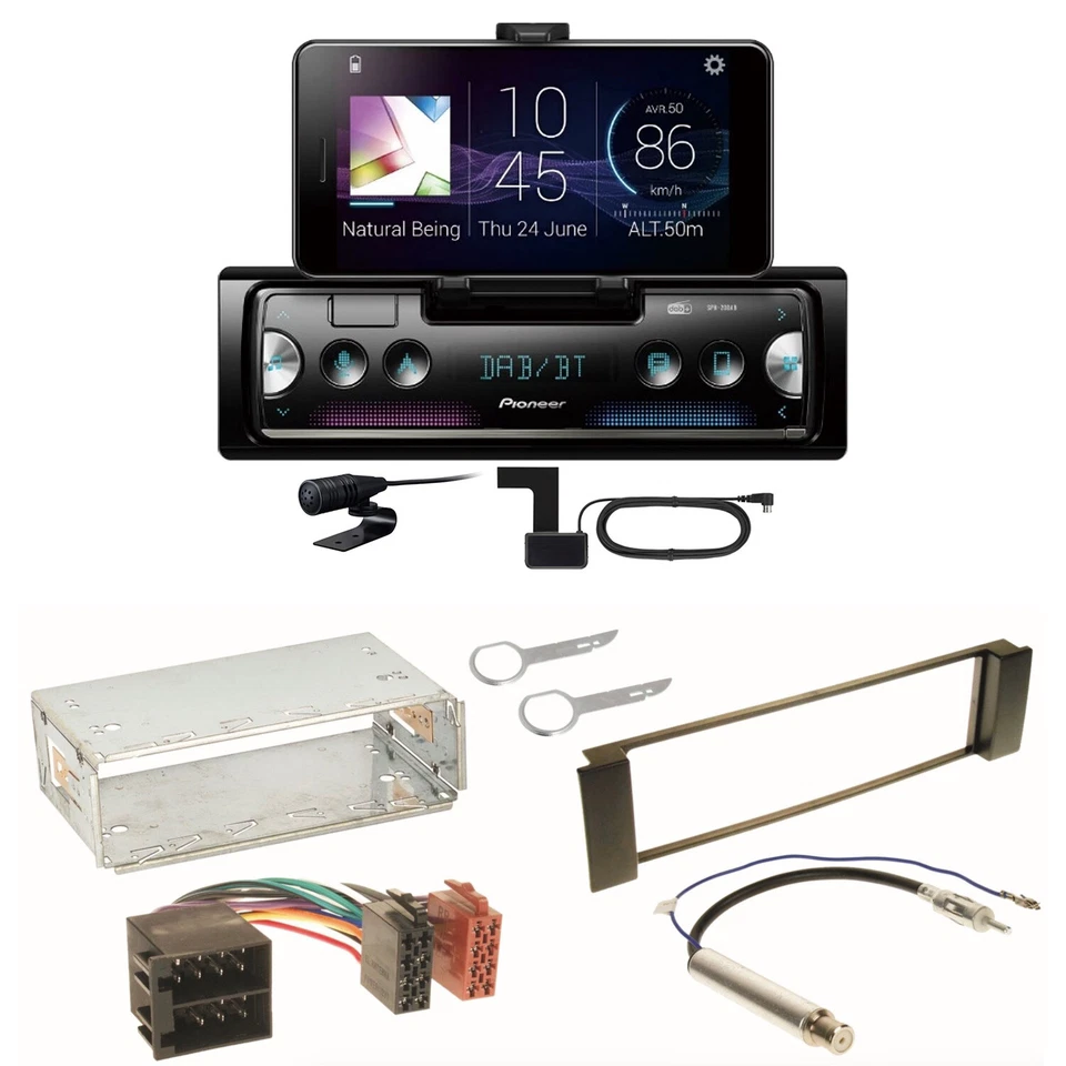Pioneer SPH-20DAB DAB+ USB Bluetooth MP3 FLAC Einbauset für Seat Leon Toledo 1M - Bild 1 von 1