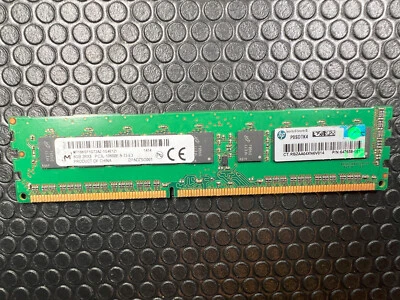Micron 8GB 1Rx4 PC3-12800R Server Memory RAM MT18JSF1G72PZ-1G6E1HF (LOT 3) - Image 1 of 2