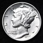 1935 Mercury Silver Dime AU FREE SHIPPING 