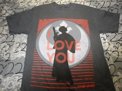 Camiseta pequeña nueva sin etiquetas I love you Star Wars (marca Disney) Foto 1 de 3