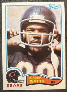 1982 TOPPS RICKEY WATTS (BEARS) #306 NM - Picture 1 of 2