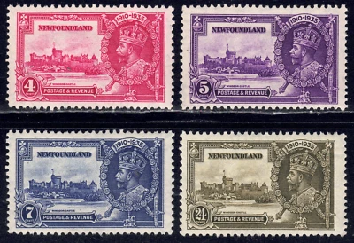 1935 Newfoundland SC# 226-229 - F-VF - Silver Jubilee Issue - M-HR - Image 1 of 2