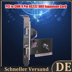 PCI Serial Port Card PCI to COM 9 Pin RS232 DB9 Desktop Expansion Cards DE - Bild 1 von 5