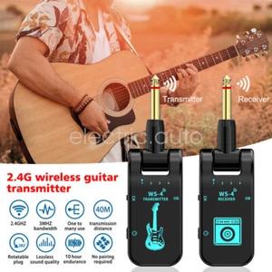 Sistema de Guitarra Transmisor Inalámbrico Receptor Transmisión Larga Alta Calidad de Sonido - Imagen 1 de 26