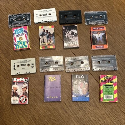 Paperboy Ditty OG Cassette Tape Single Hiphop + Tag Team Whoomp + TLC Waterfalls - Image 1 of 4