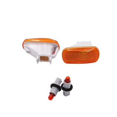 Juego de 2 luces ámbar Sidemarker con bombilla aptas para Honda Accord Civic Acura RSX Foto 1 de 4