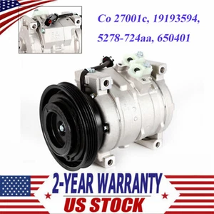 A/C Air Compressor for CHRYSLER PT CRUISER 2001-2007 2008 2009 2.4L CO 27001C - Foto 1 di 9