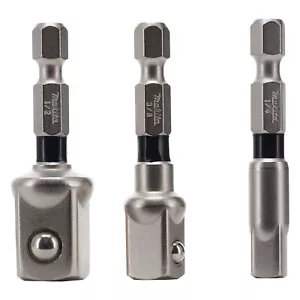 Makita E-01600 XPS Juego de adaptadores de enchufe de impacto cuadrado de 3 piezas de 2 pulgadas - Imagen 1 de 3