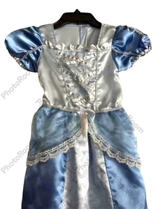 *Disney Princess Blue Cinderella Dress Costume Gown Size 4-6 SLIGHT FLAWS - Picture 1 of 8
