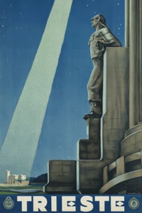 Italy Trieste Poster by Vintage Travel Posters Giclee Art Print Ships Free - Picture 1 of 3