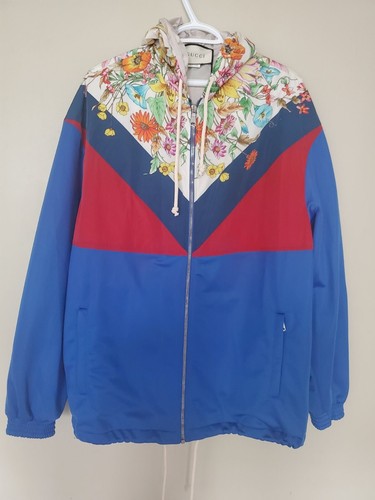 Giacca a vento Gucci blu taglia US M Made in Italy