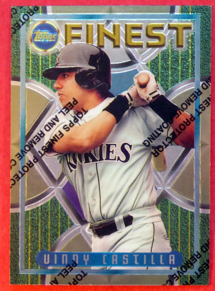 1995 Topps Finest Vinny Castilla #277 (Rockies) NM+ - Image 1 of 1