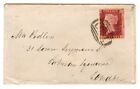 HAMPSHIRE - RINGWOOD 1868 1d RED PLATE 72 ON ENVELOPE TO LONDON