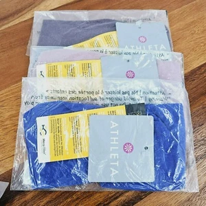 Athleta Schimmer Knoten Stirnband Blau Lila Lavendel One Size Meryl Skinlife Neu - Bild 1 von 12