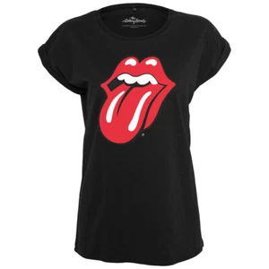 Merchcode Ladies Rolling Stones Tongue Tee T-Shirt Oberteil Zunge Merch Woman - Picture 1 of 18