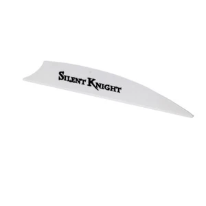 Flex-Fletch Silent Knight Archery Vanes 50 Pack - WHITE