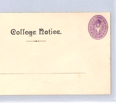 GB QV Cover OXFORD UNIVERSITY Stationery *HERTFORD COLLEGE* Stamp Notice XG46 - Image 1 of 4