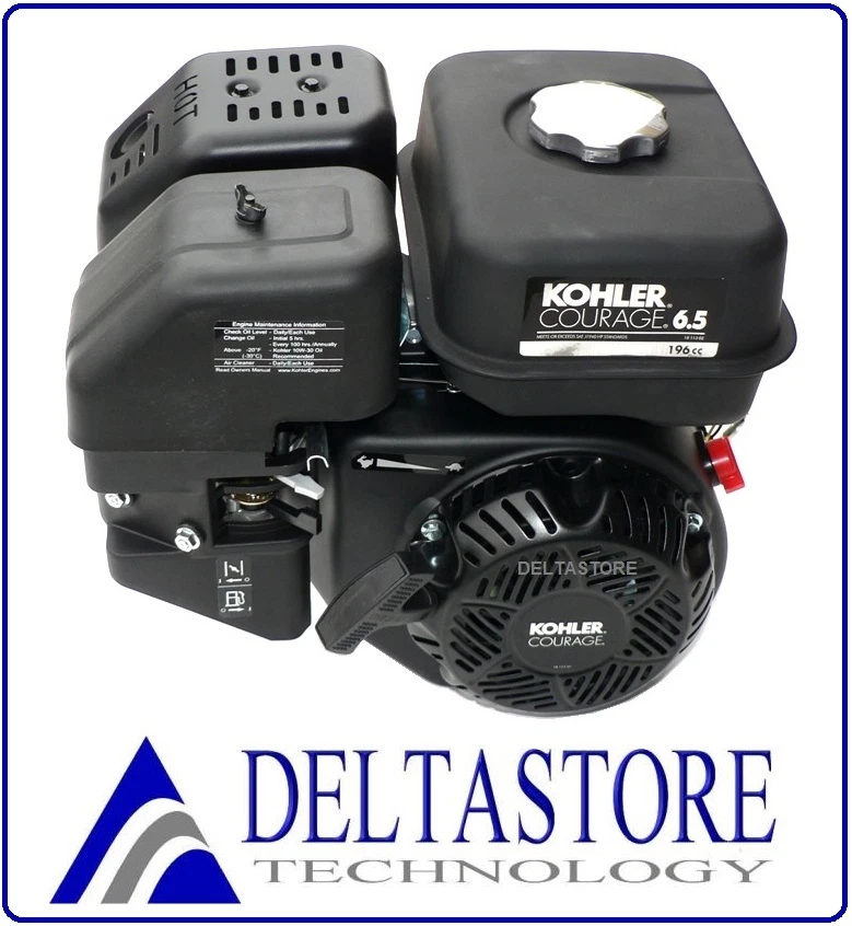 MOTORE A SCOPPIO KOHLER 4T 6,5 HP albero cilindrico 19,05 mm BENZINA LOMBARDINI - Immagine 1 di 1