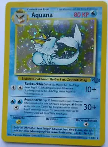 CCG 167 Pokemon Fossil Holo Aquana/Vaporeon 12/64 - Bild 1 von 3