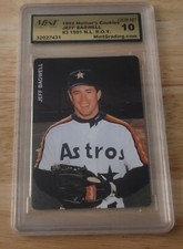 1992 Mother’s Cookies #3 Jeff Bagwell ROY MGS 10 Gem Mint Houston Astros HOF